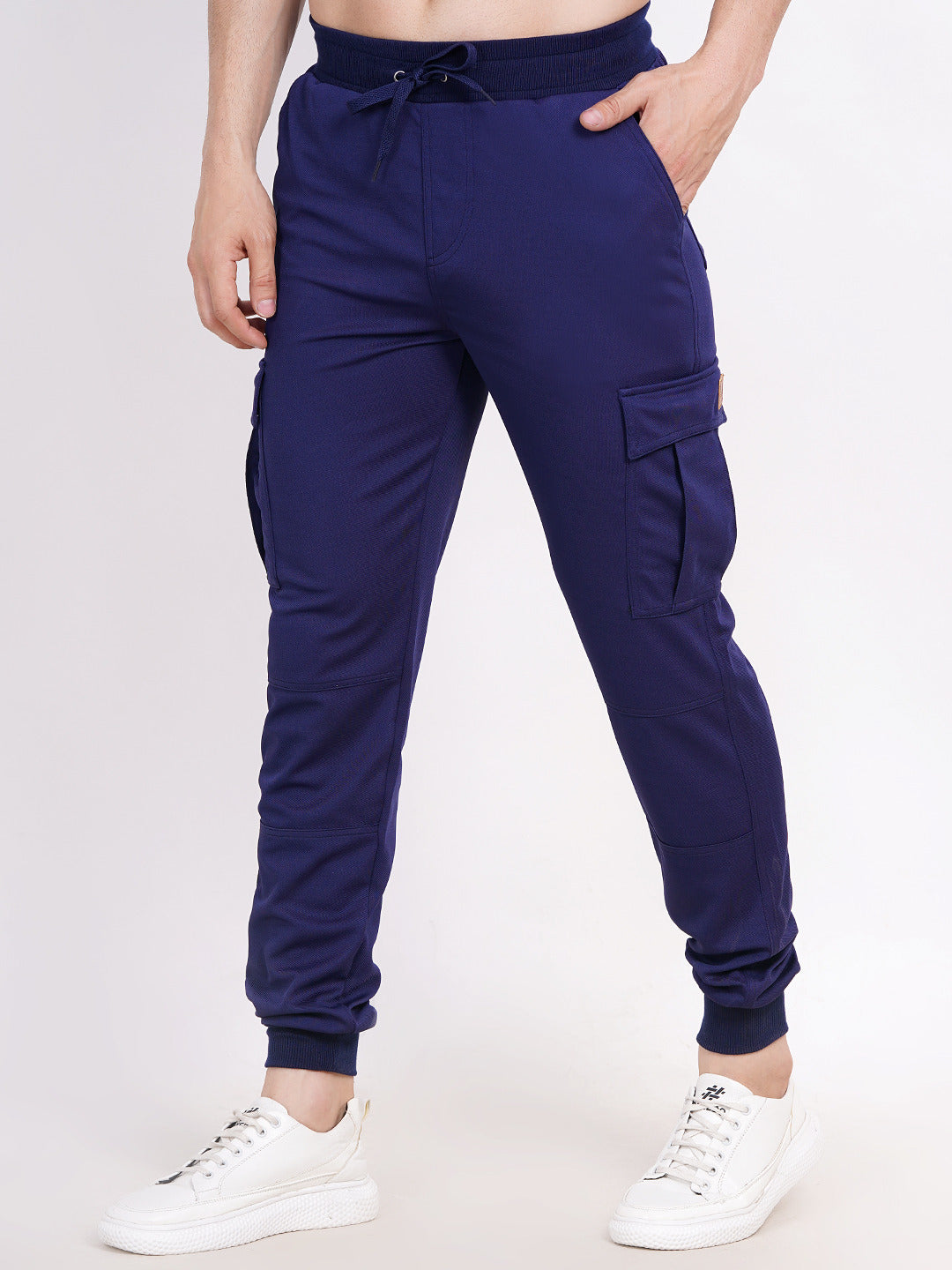 blue cargo trouser for men's