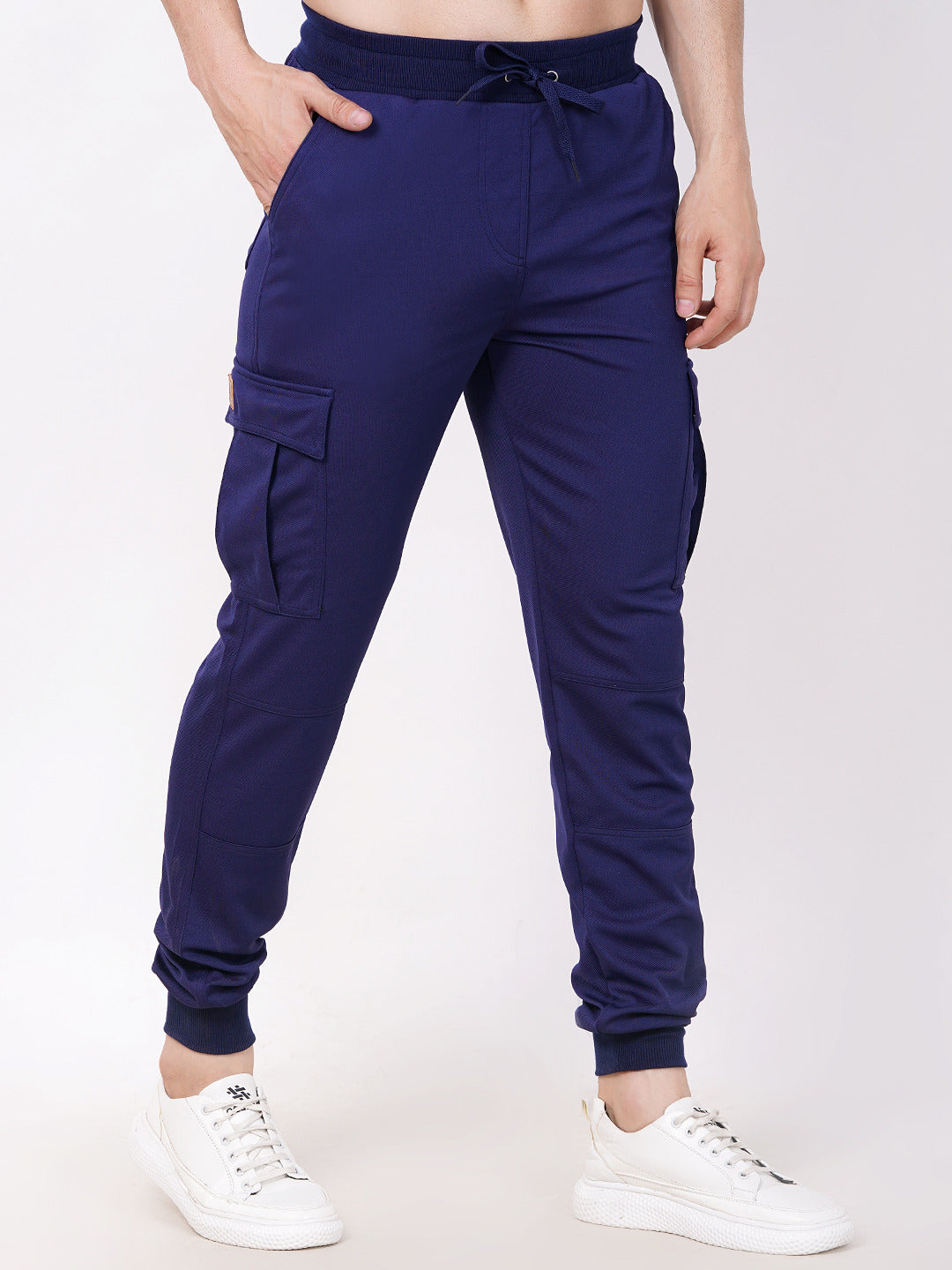 blue cargo trouser for men's