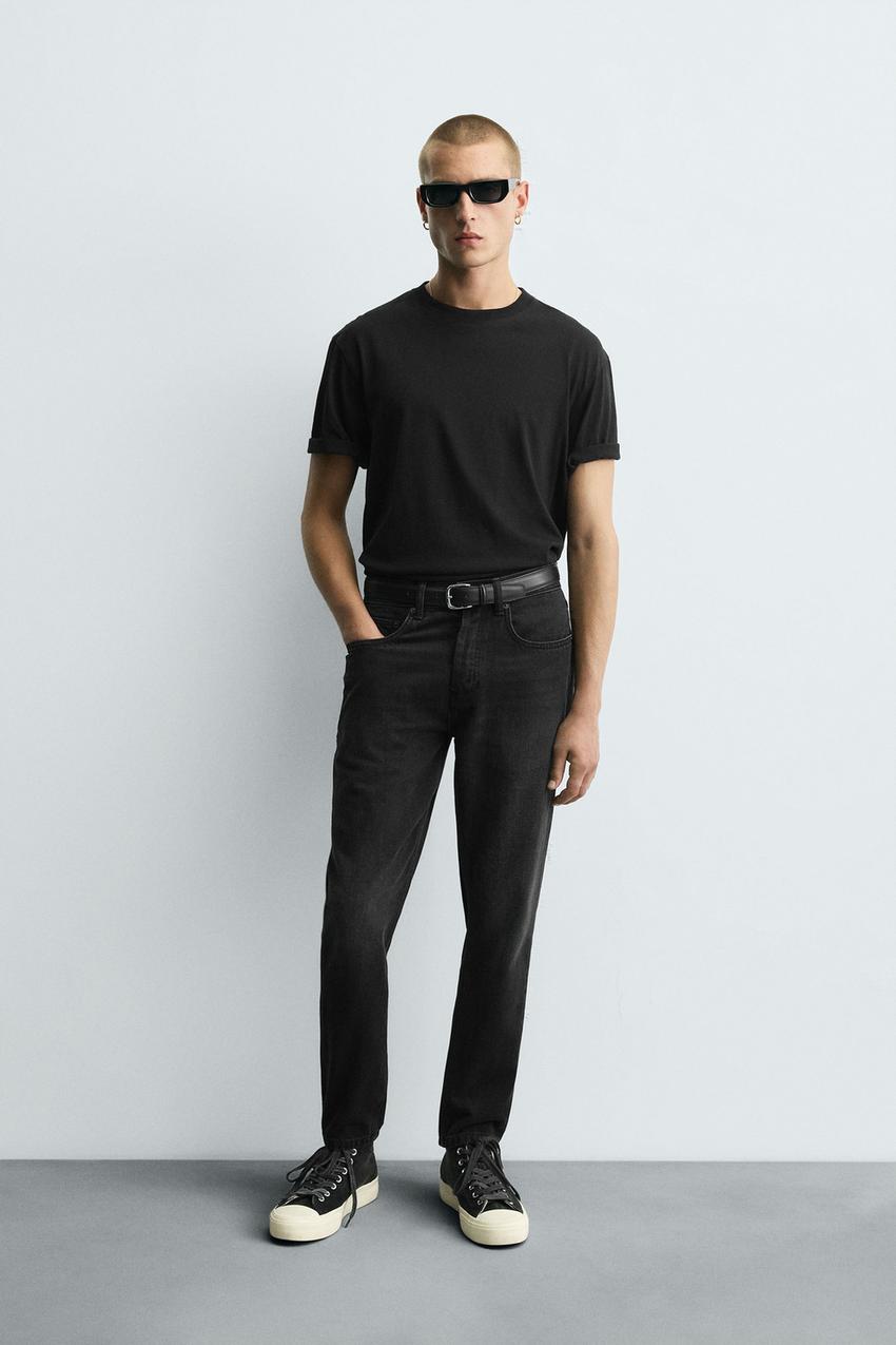 Out looking Black jeans for men's